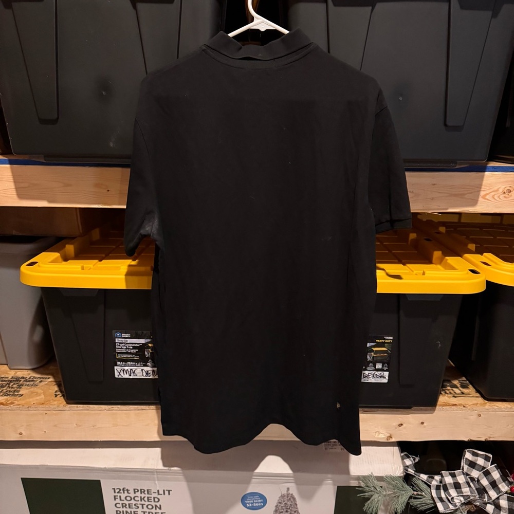 Ralph Lauren Black Polo Shirt for Men XL - Picture 3 of 3
